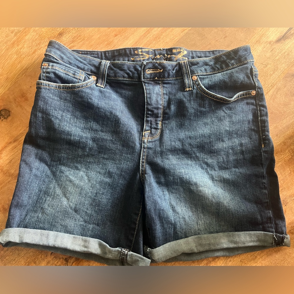 Women’s Dark Blue Jean Shorts
